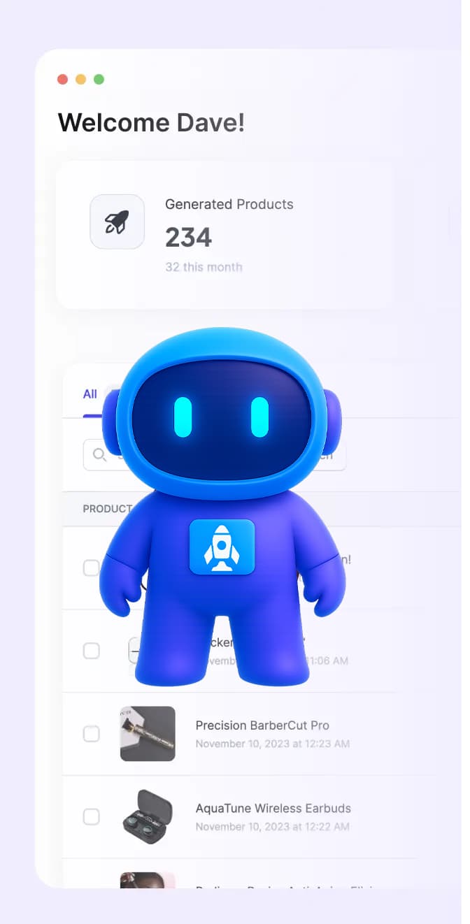 ShopFast generated product page preview
